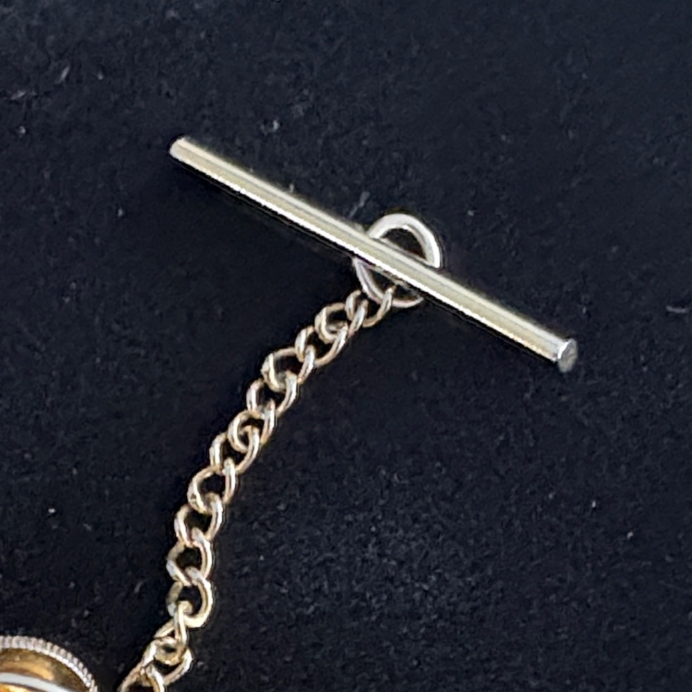 Gold Heart Pendant with Cupid and chain - Picture 3 of 5